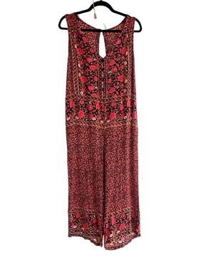 Free People Sleeveless Keyhole Jumpsuit